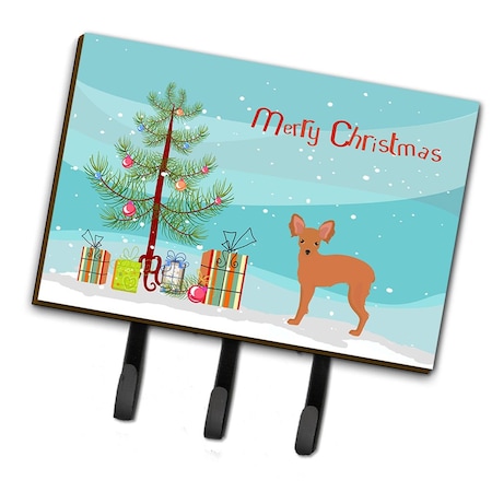 Carolines Treasures Russkiy Toy or Russian Toy Terrier Christmas Tree Leash or Key Holder CK3484TH68
